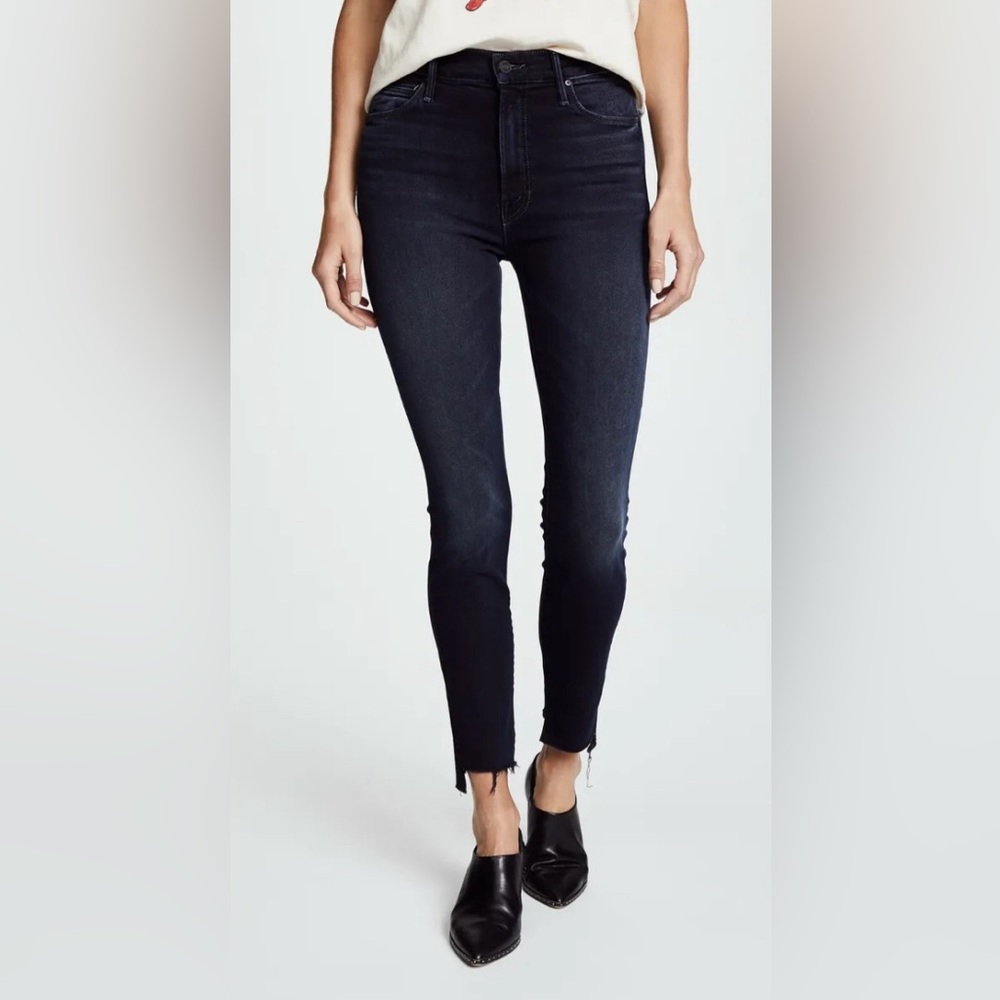 MOTHER The Stunner Zip Two Step Fray Jean